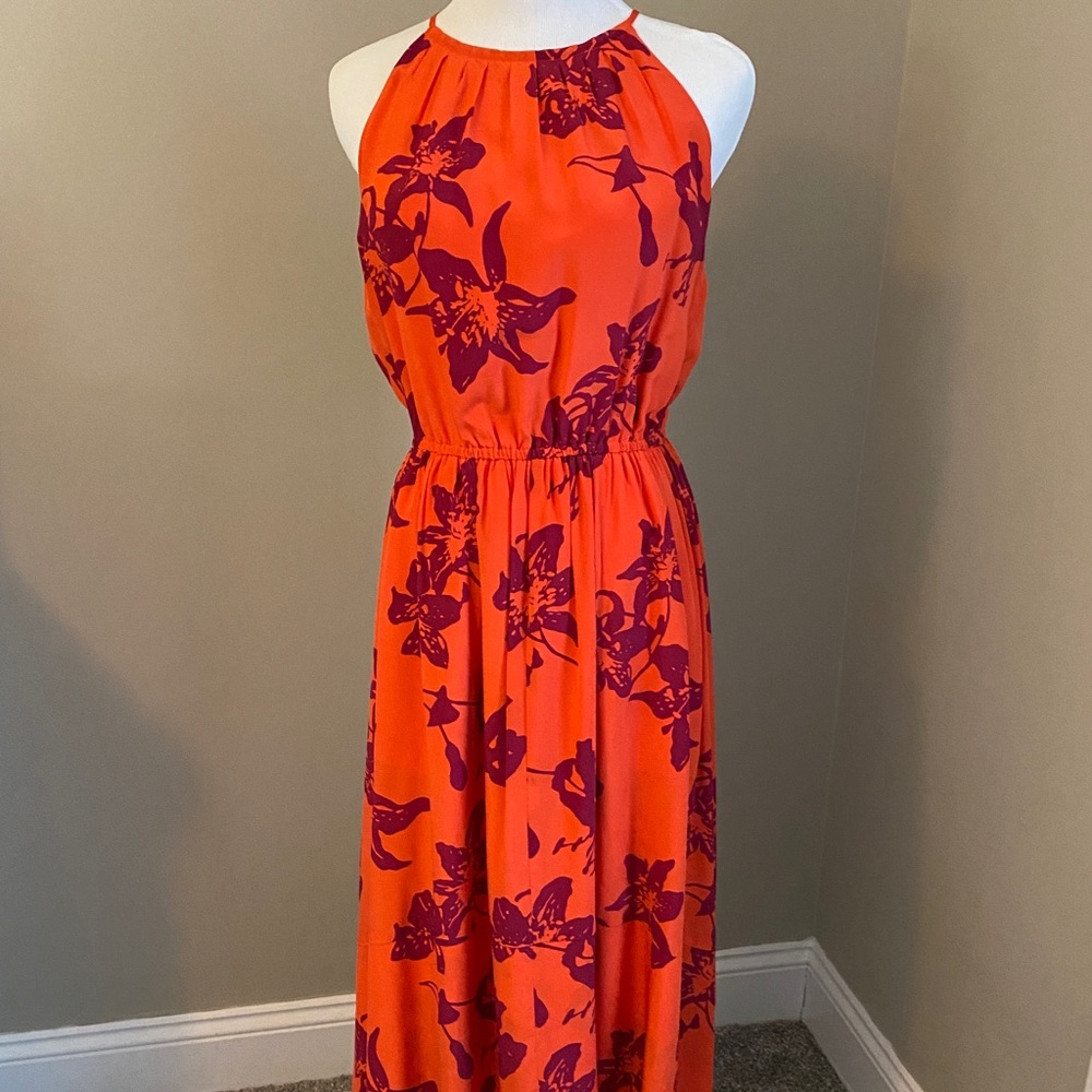 Banana Republic, size 4, hi-lo halter dress; only worn once